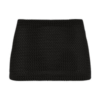 Montce - Women's Crochet Double Micro Skirt