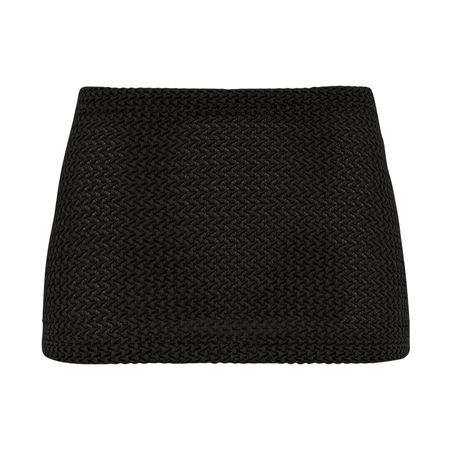 Montce - Women's Crochet Double Micro Skirt