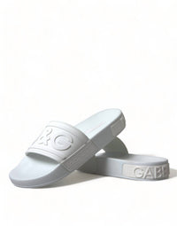 Dolce & Gabbana - Women's Beachwear Rubber Slide Sandals