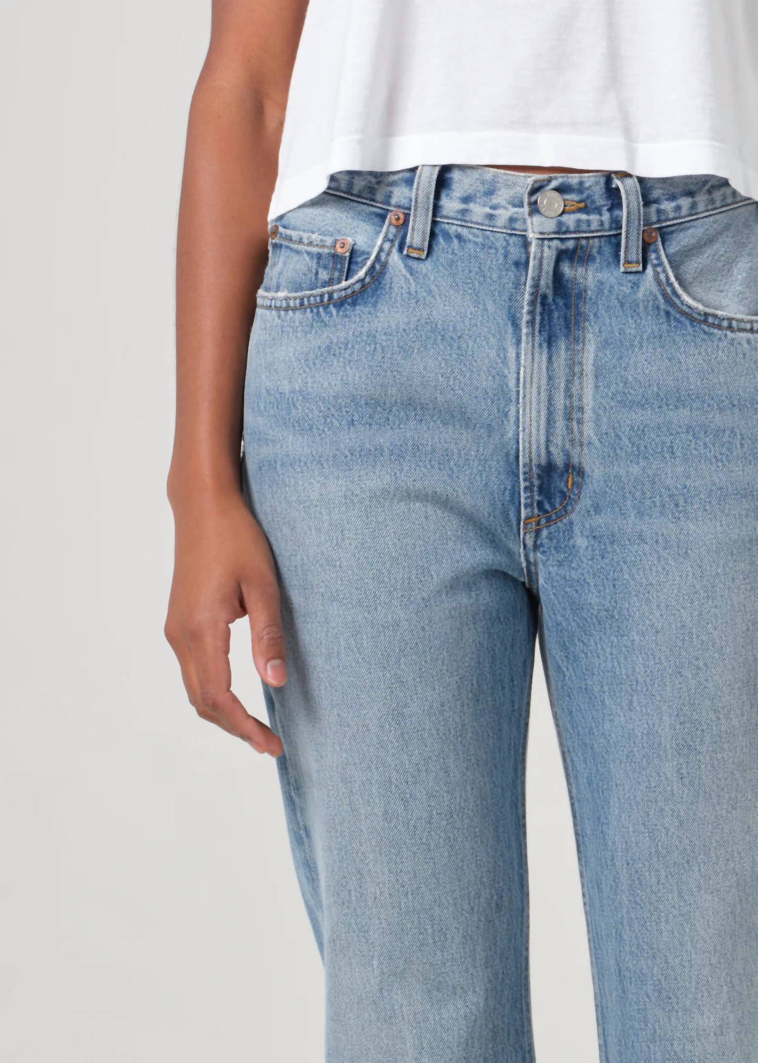 AGOLDE Women's Leena Jean in stage - women's jeans - alternate view