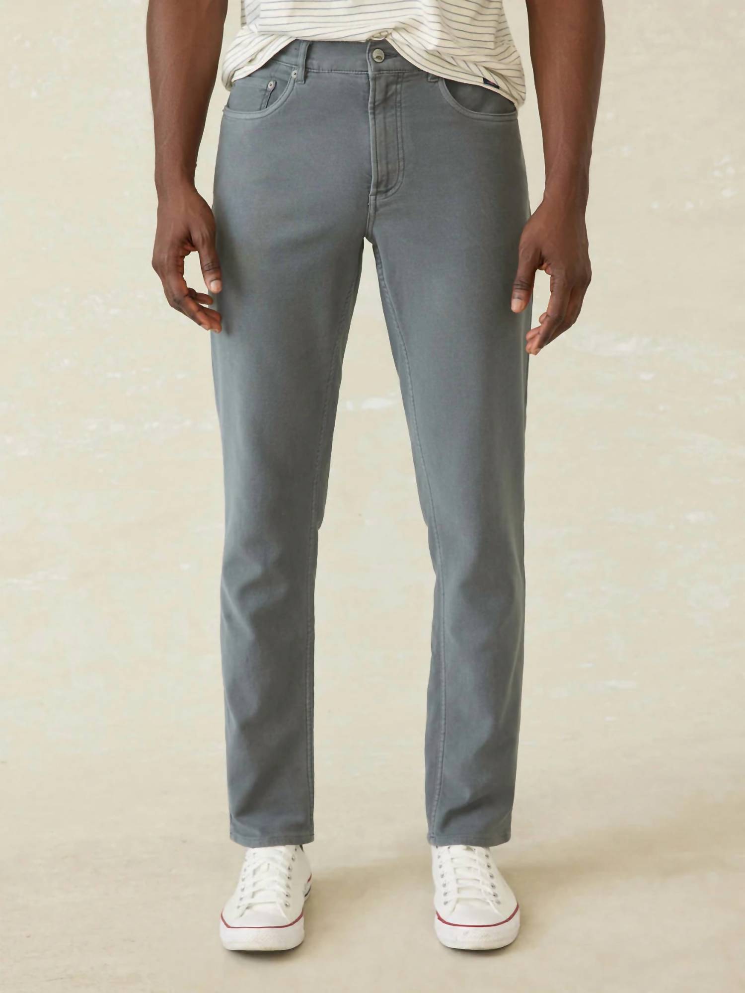 Faherty - Stretch Terry 5-pocket Pant