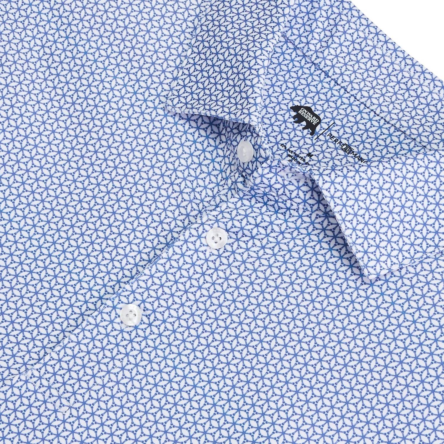 Onward Reserve - Men's Out Of Office Performance Printed Polo