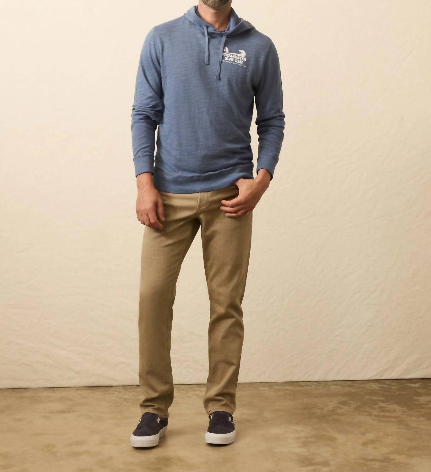 Faherty - Sunwashed Slub Graphic Hoodie