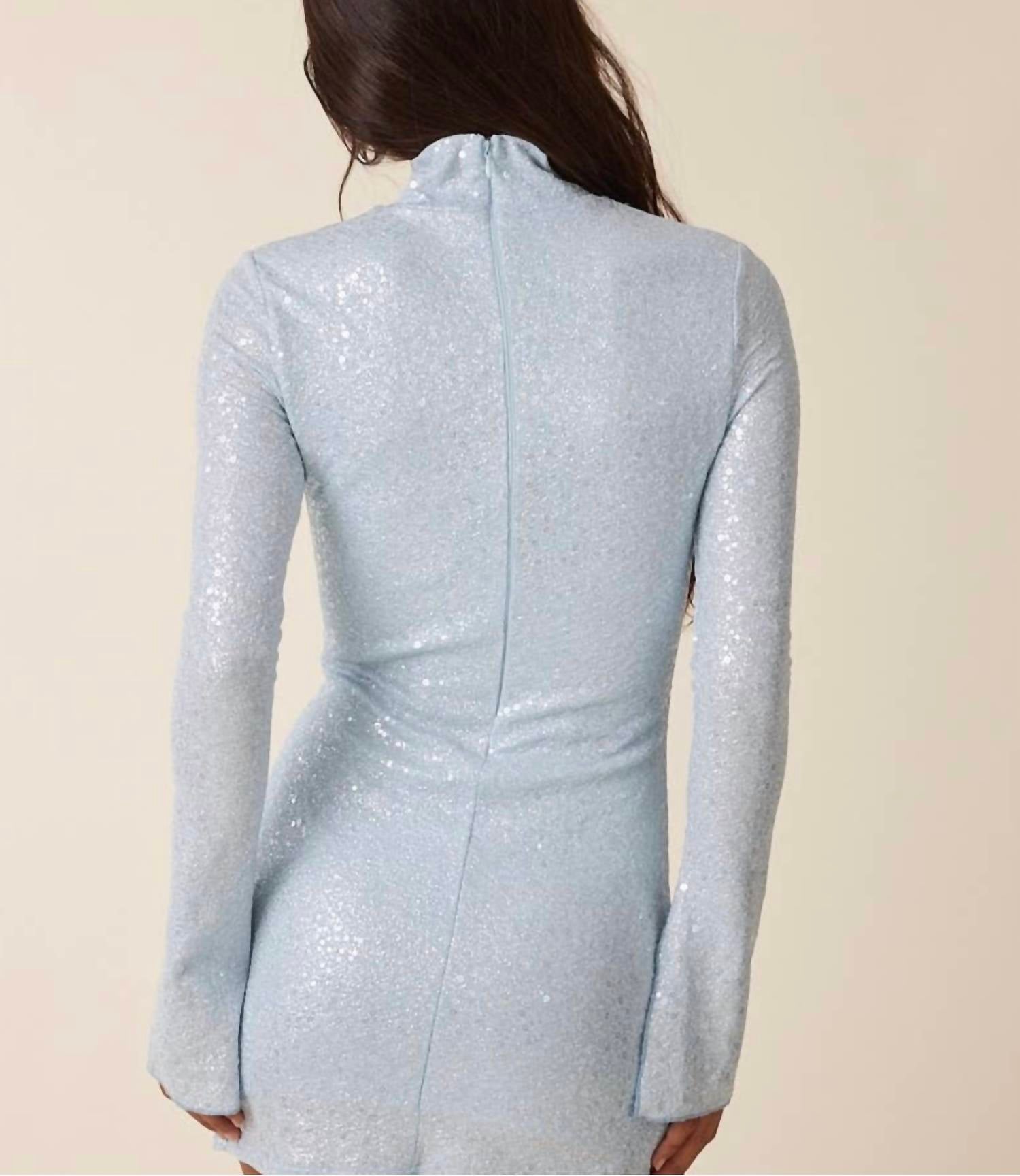 Sky To Moon - Sequined Mini Dress