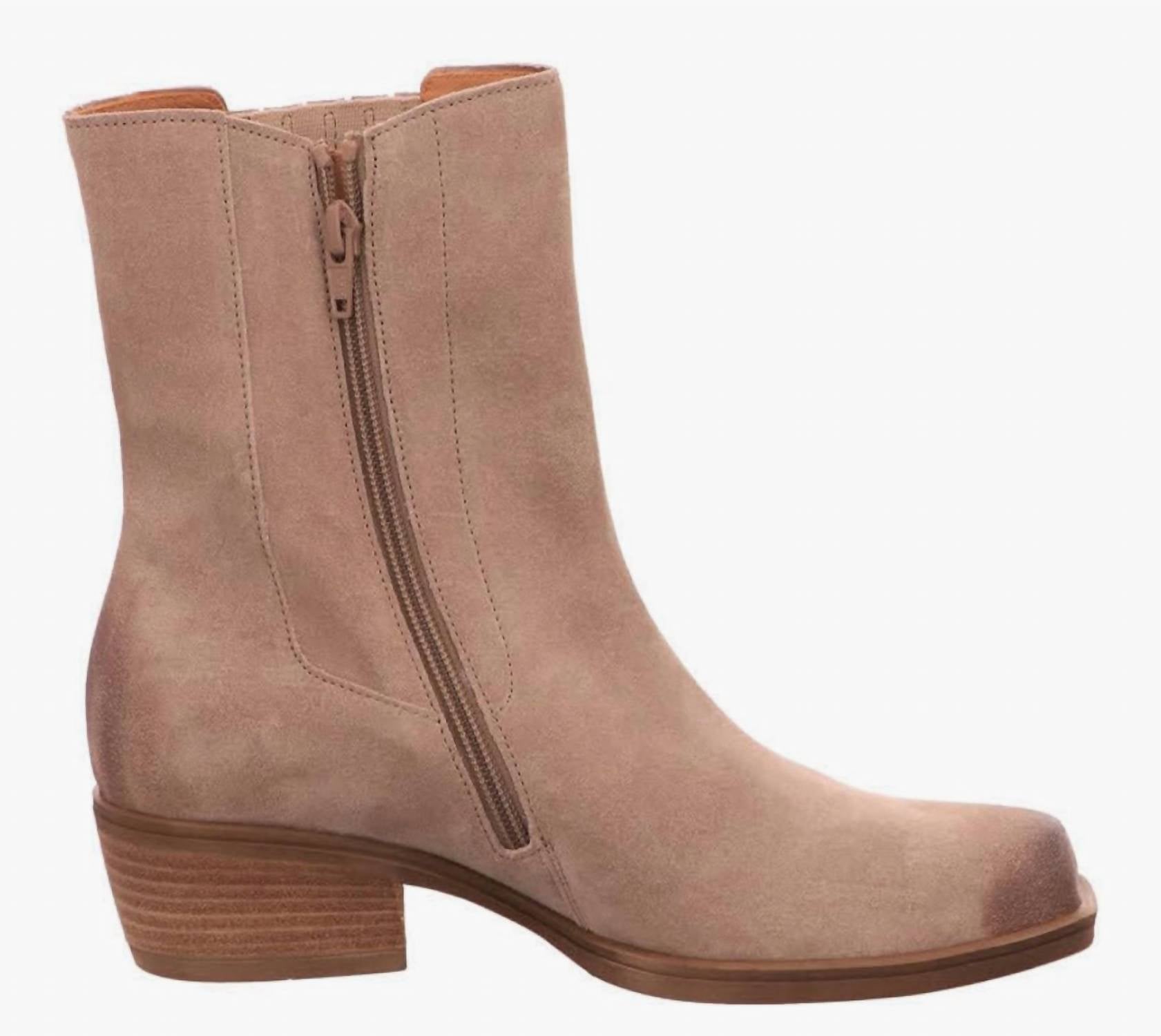 Gabor - Women's Almond Toe Block Heel Bootie