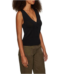 Sanctuary - Knit Button Front Tank Top