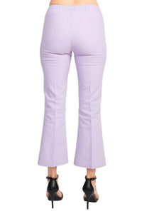 Peace Of Cloth - Regan Crop Flare Stretch Cotton Pant