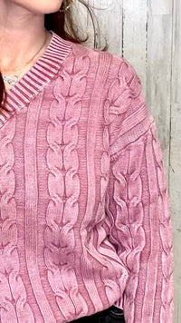 Charlie B - Brooke Cable Knit Sweater