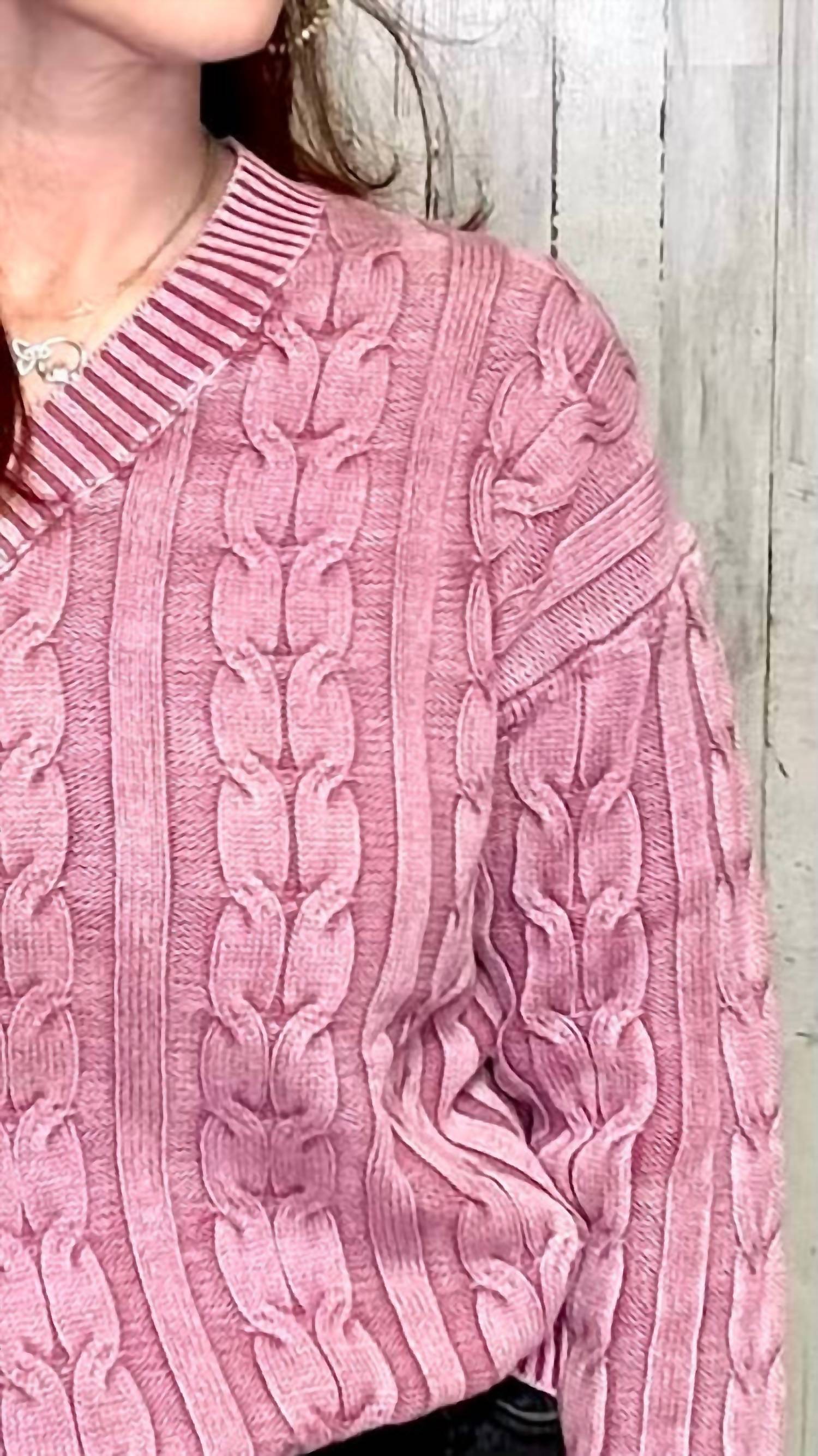Charlie B - Brooke Cable Knit Sweater