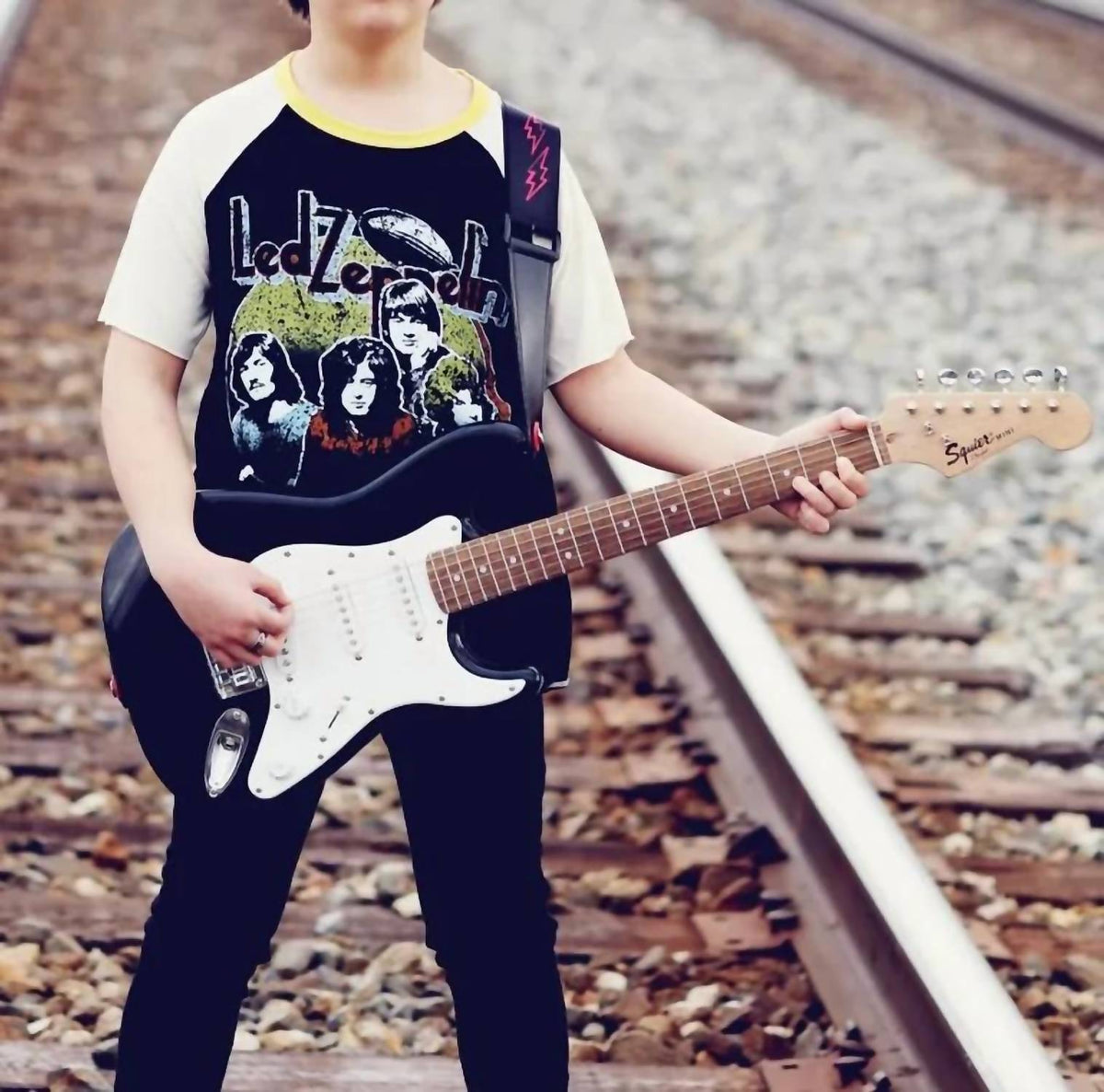 Rowdy Sprout - Kid's Led Zeppelin Raglan Tee