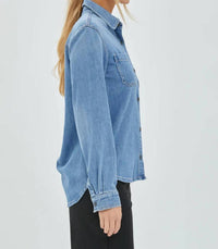 Hidden - Classic Fit Denim Shirt