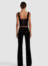 Alice + Olivia - Breslin Embellished Band Tee Corset Top