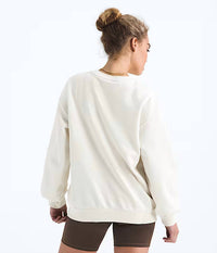 THE NORTH FACE Evolution Simple Dome Oversized Crewneck Sweatshirt in white dune - women's top - alternate view