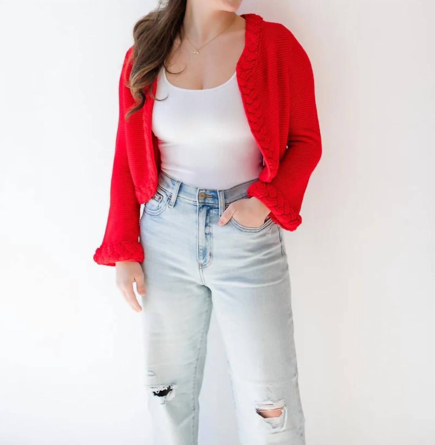 Elizabeth James The Label - Honey Long Sleeve Cardigan