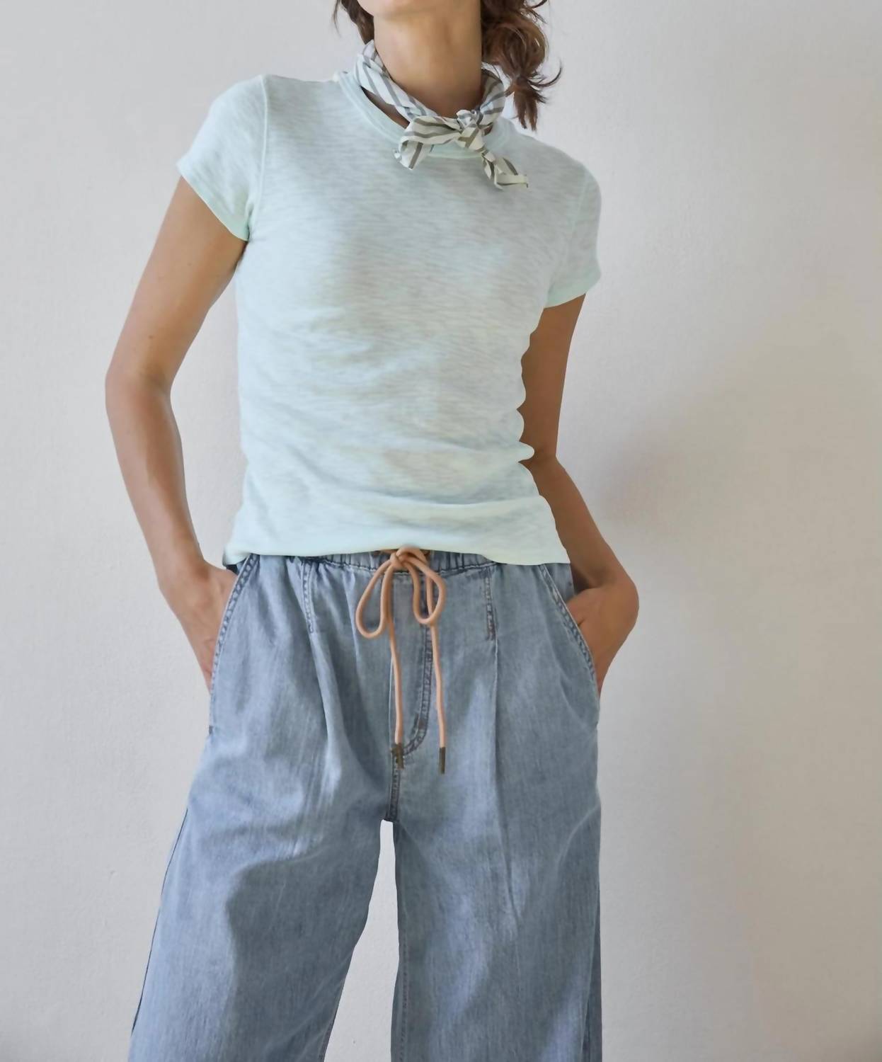 Lilla P - Ribbed Slub Crewneck Tee