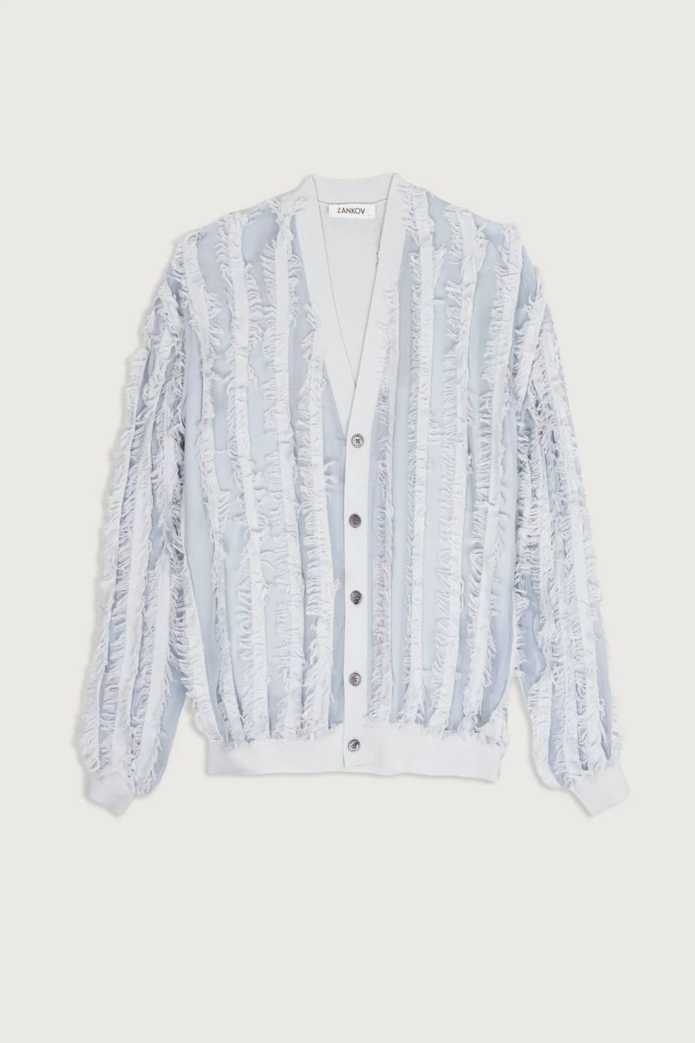 Zankov - Wes Merino Wool Fringe Cardigan