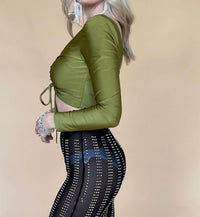 Blue Blush - Green Eyed Girl Top