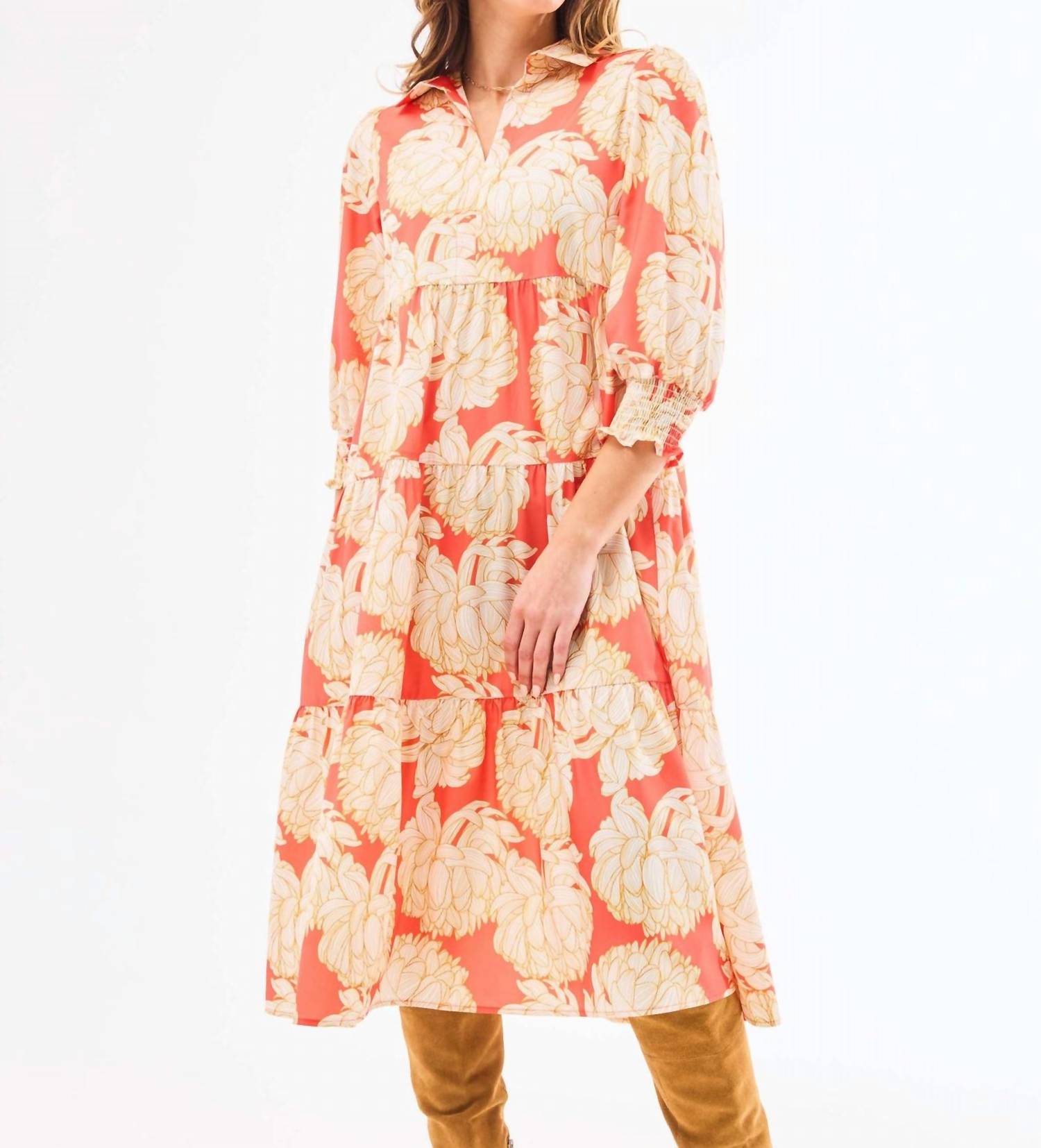 Mary Square - Eleanor Floral Midi Dress