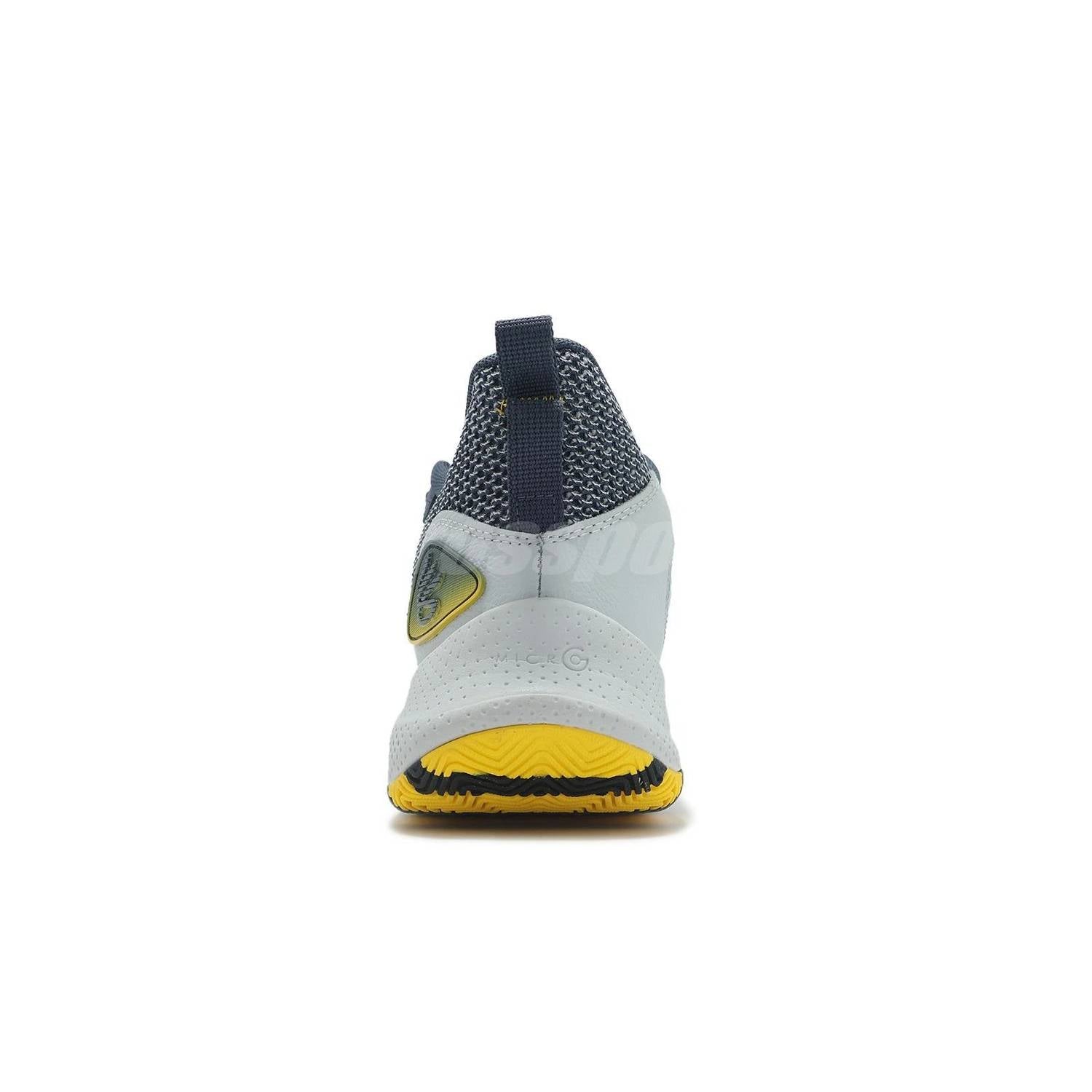 UNDER ARMOUR Men's Curry 3z24 Basketball Hoopers Shoes in grey yellow - men's sneaker - view 4