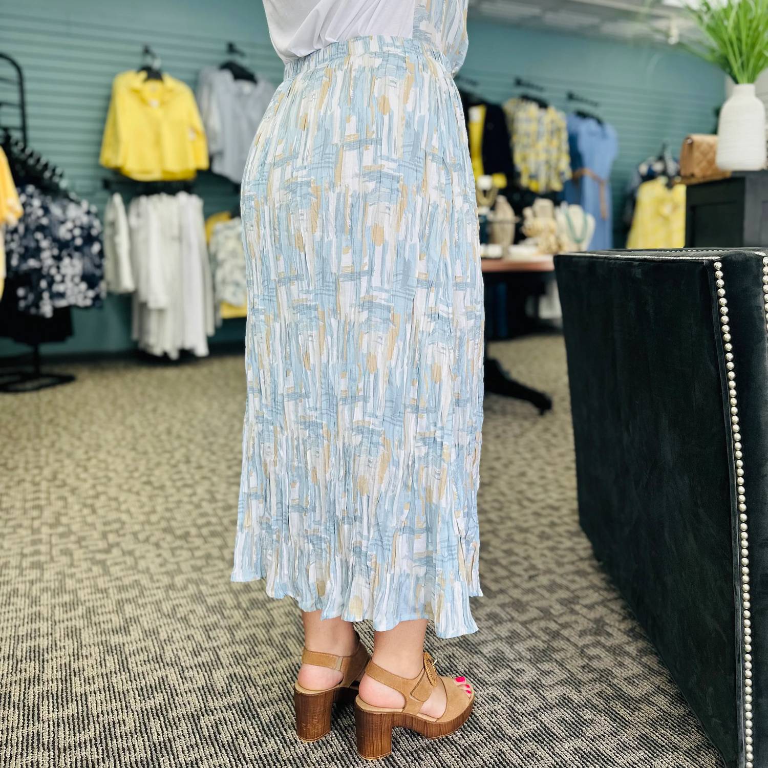 Ethyl - Whimsical Pull On Skirt