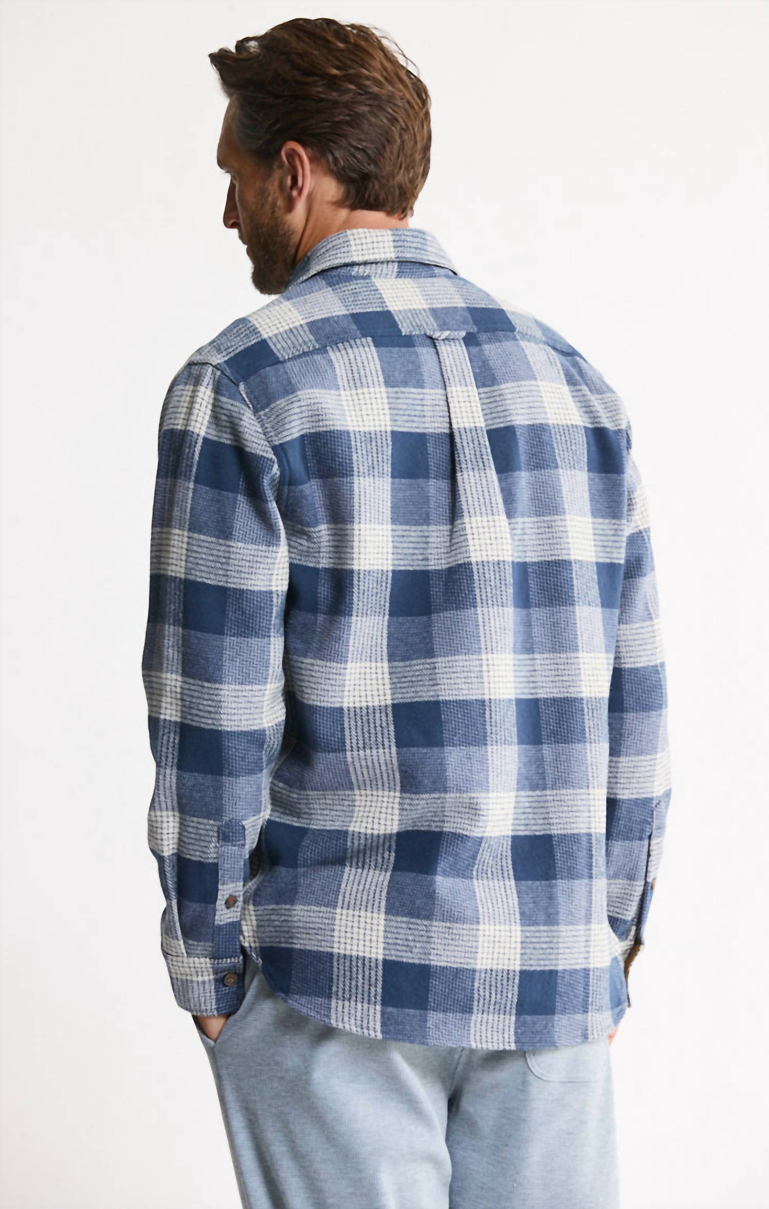 Jachs New York - Heritage Flannel Shirt and Thermal Crewneck Set - 2-Pack