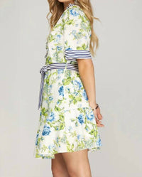 She + Sky - Summer Garden Mini Dress