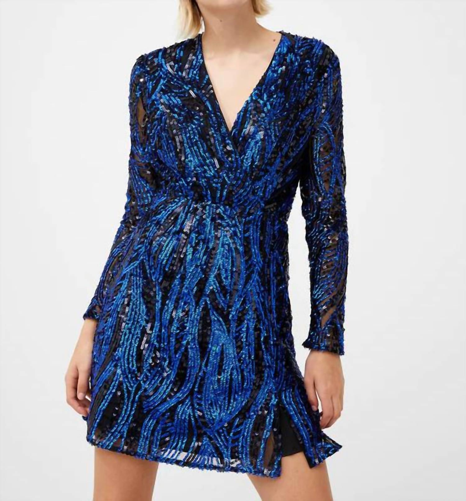 French Connection - Deniz Embellished Mini Dress