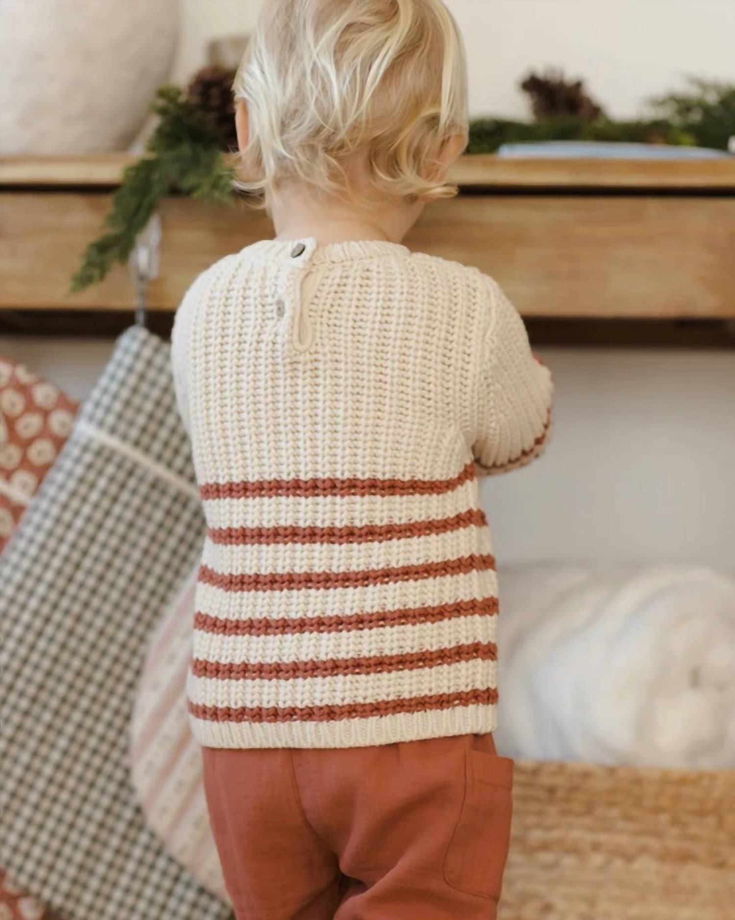Quincy Mae - Kids Boys Rex Sweater