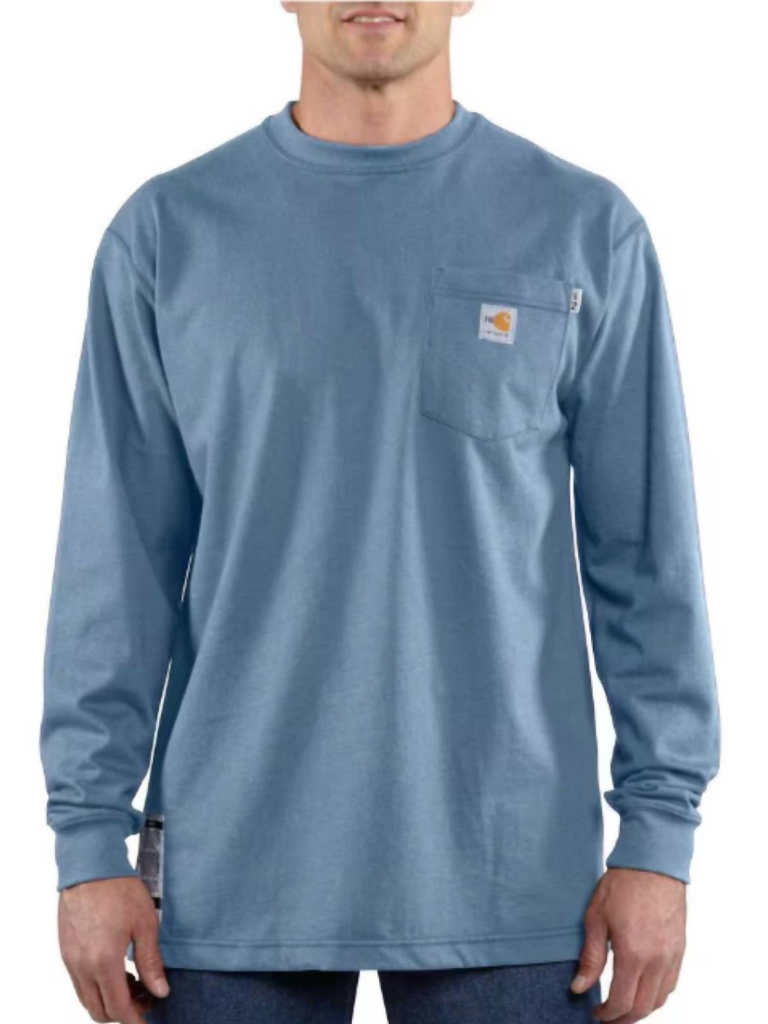 Carhartt - Men's Flame Resistant Cotton Long Sleeve T-shirt
