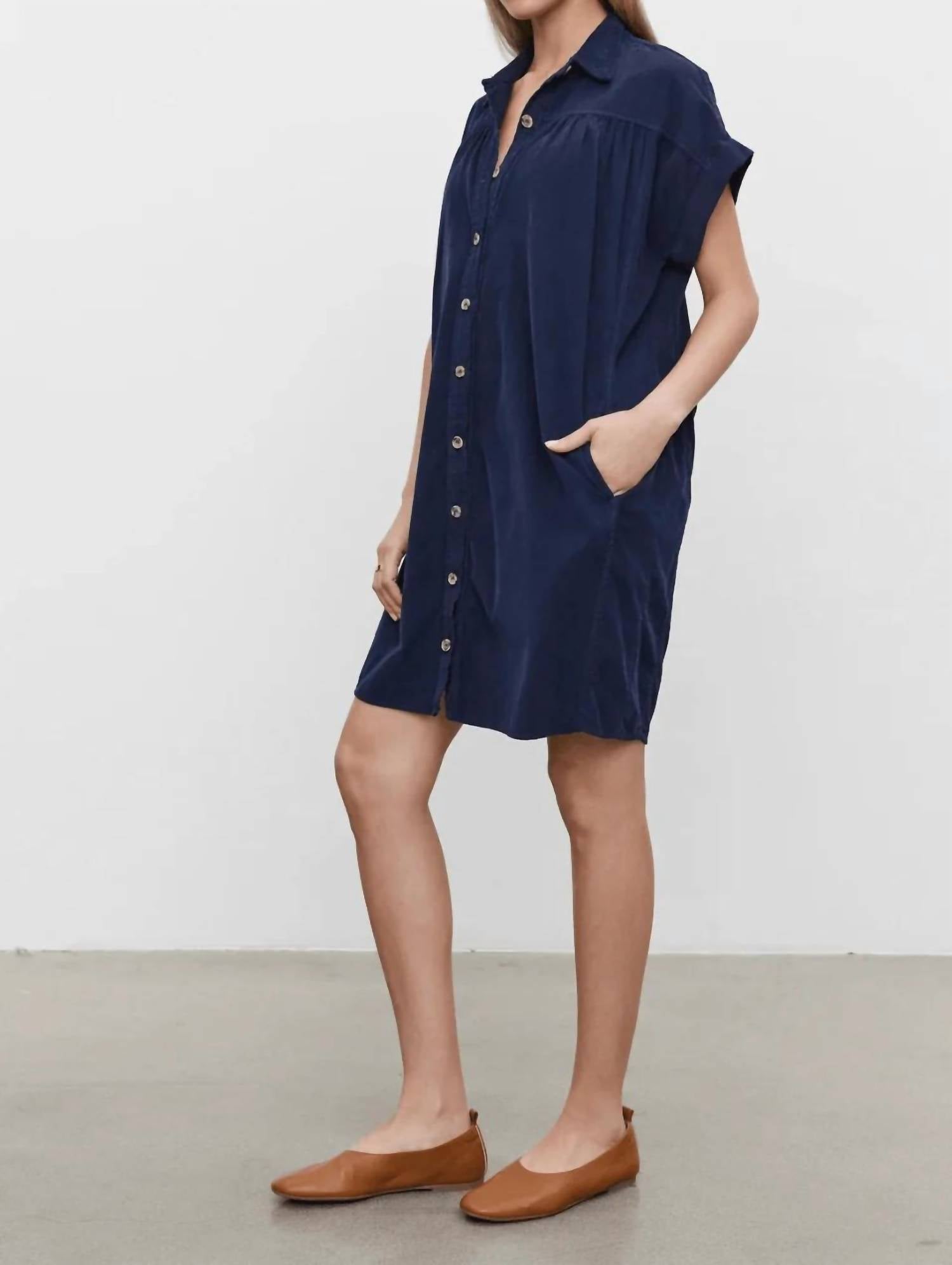 Velvet By Graham & Spencer - Macie Corduroy Mini Dress
