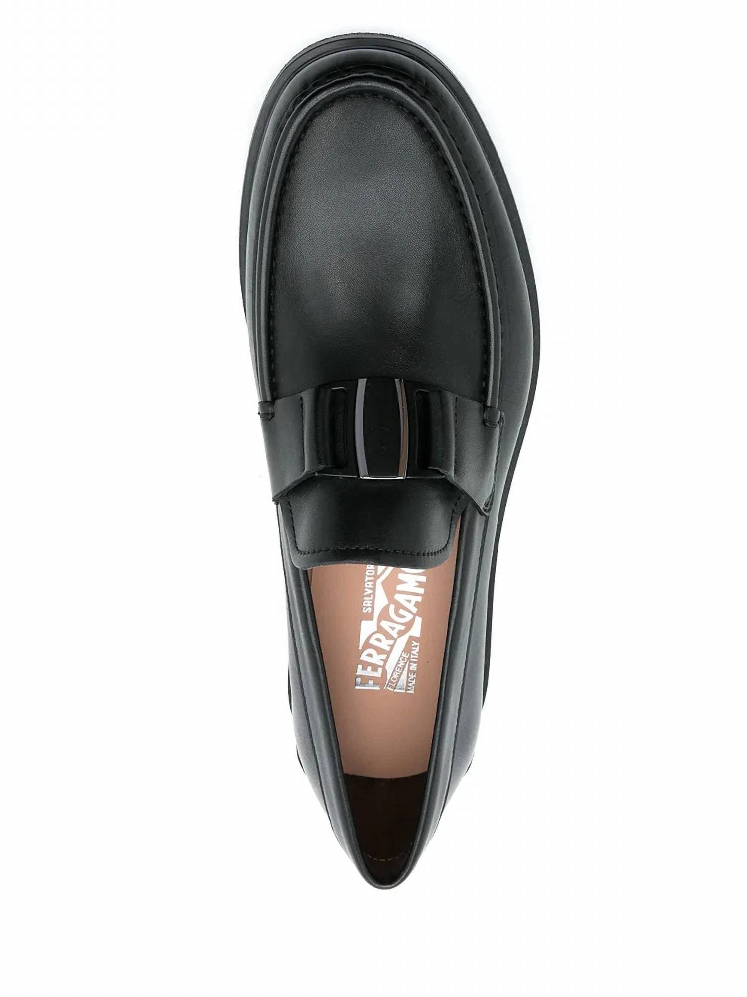 Salvatore Ferragamo - Men's Leather Plano Loafers