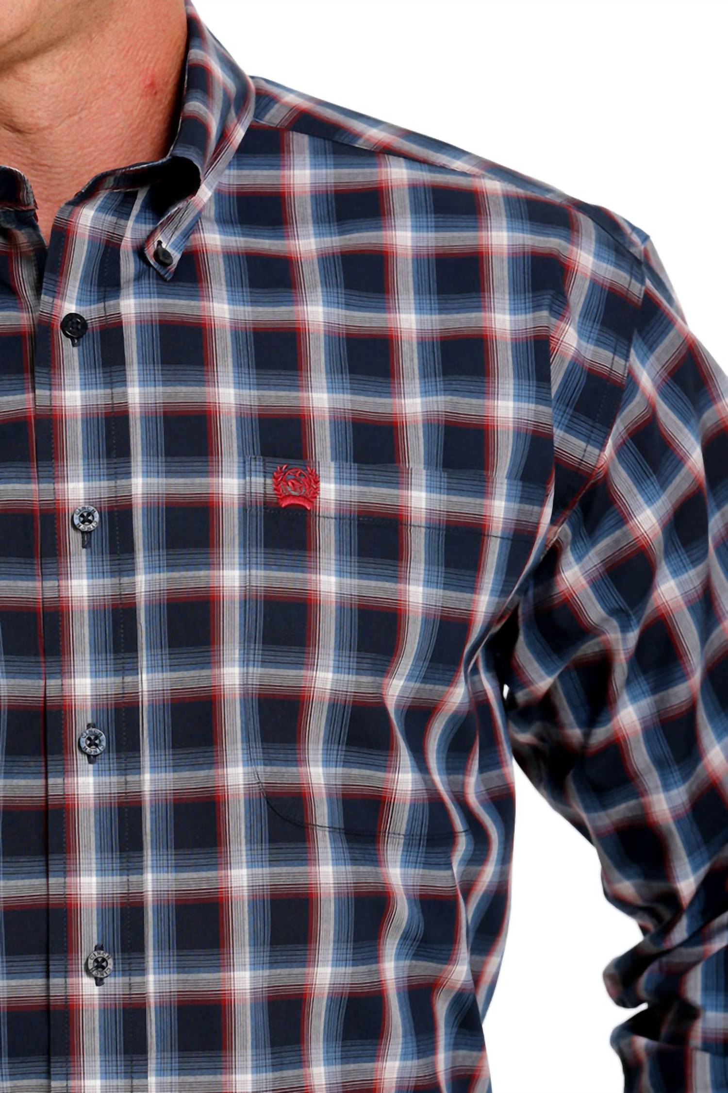 Cinch - Plaid Long Sleeve Top