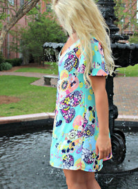 Judith March - Japanese Print Shift Dress