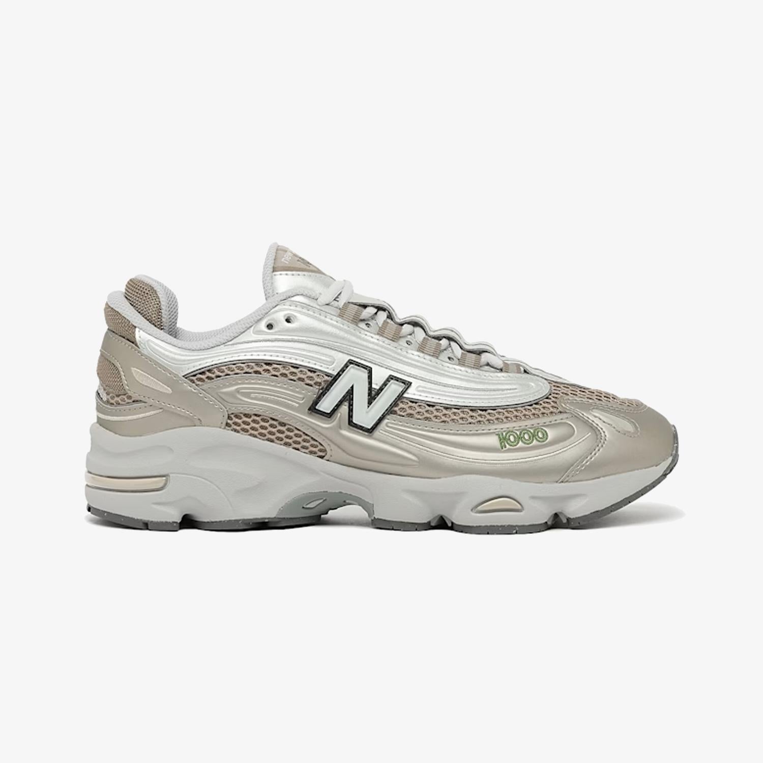 New Balance Men's 1000 Sneakers in brown grey - men's sneaker - detail view