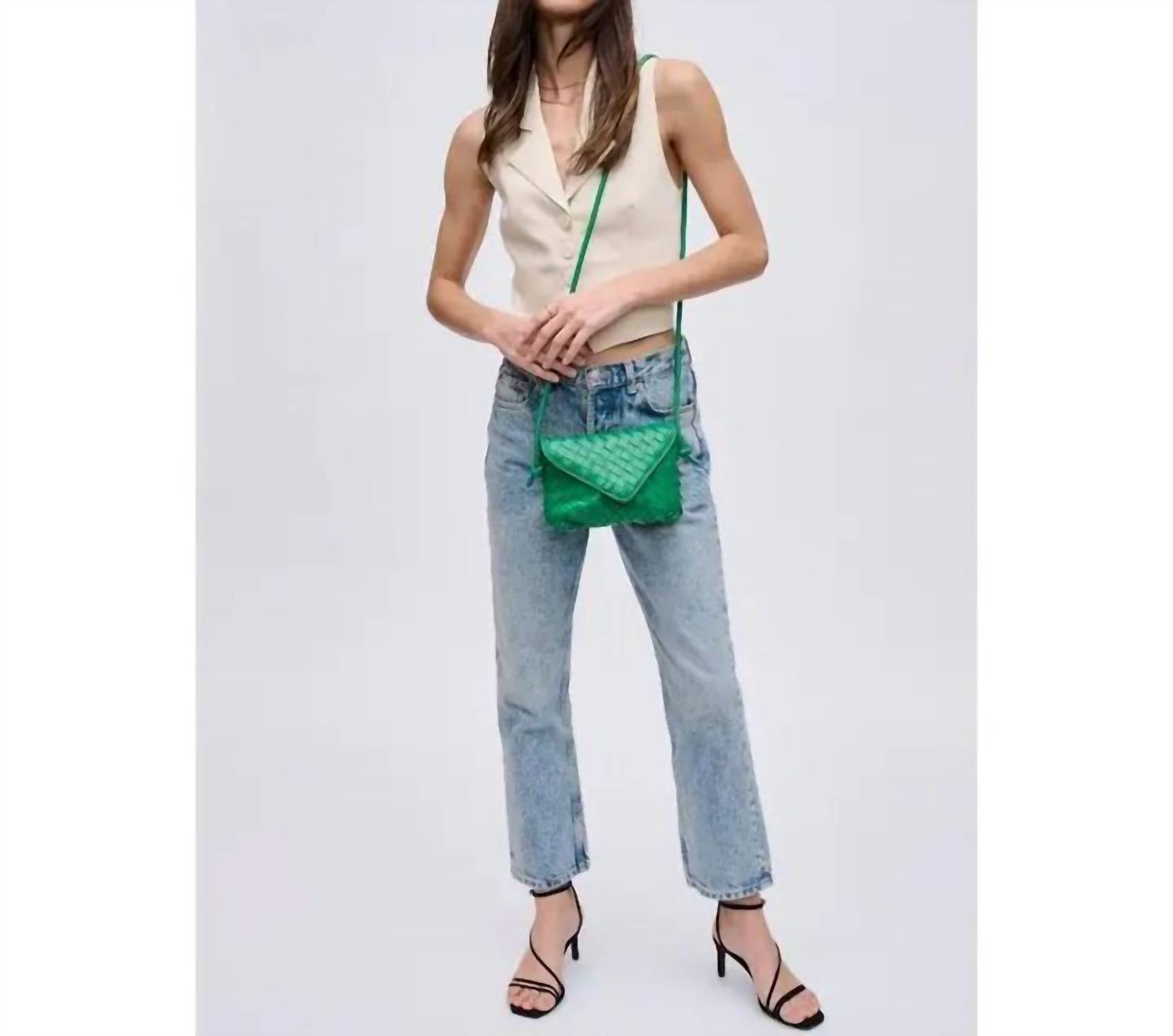 Urban Expressions - Women's Kylo Woven Envelope Crossbody Bag