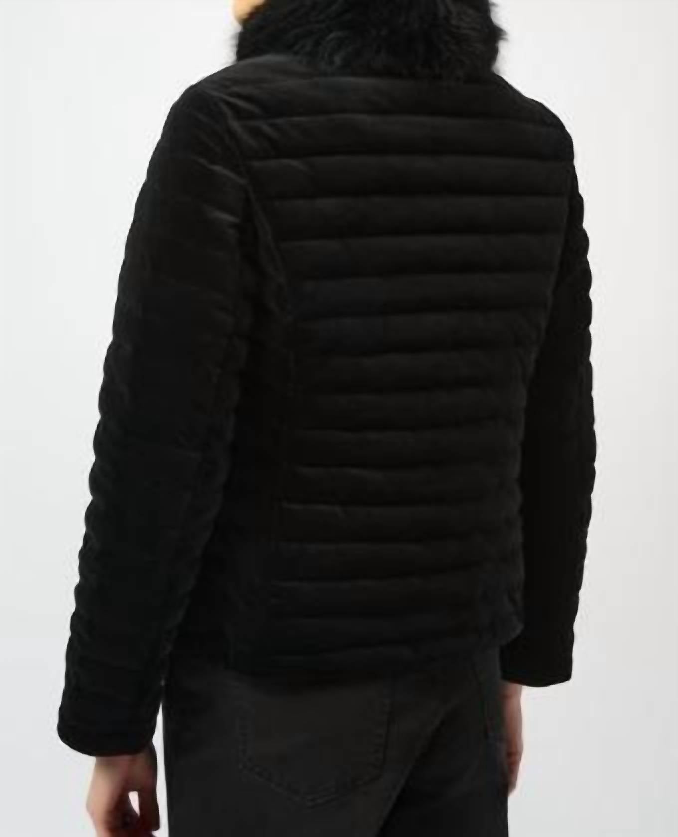 Joseph Ribkoff - Fur Collar Coat