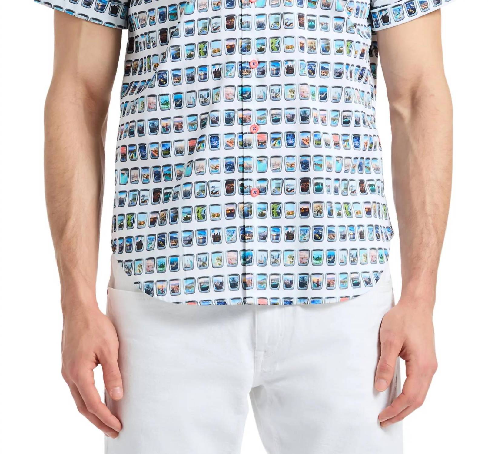 Robert Graham - Paradis Portal Short Sleeve Button-up Shirt