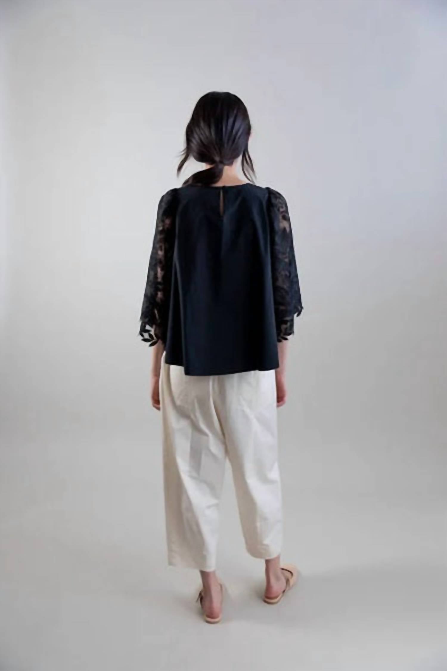 Psophia - Cropped Airy Trouser
