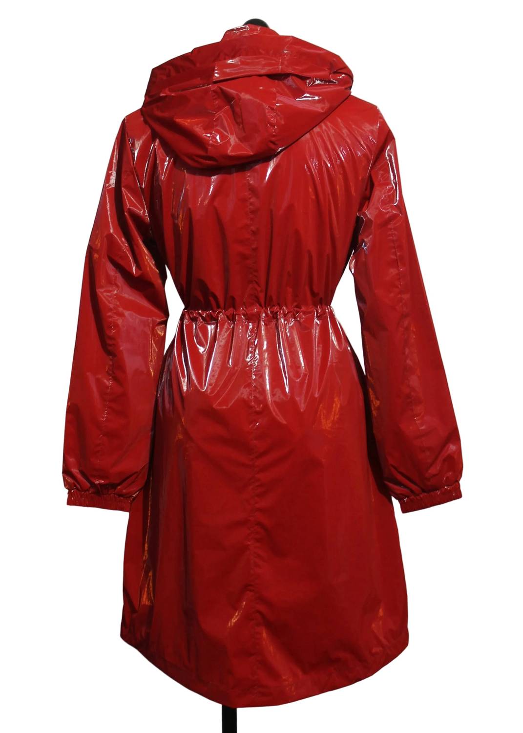 Nikki Jones - Women's Shiny Long Sleeves Rain Jacket