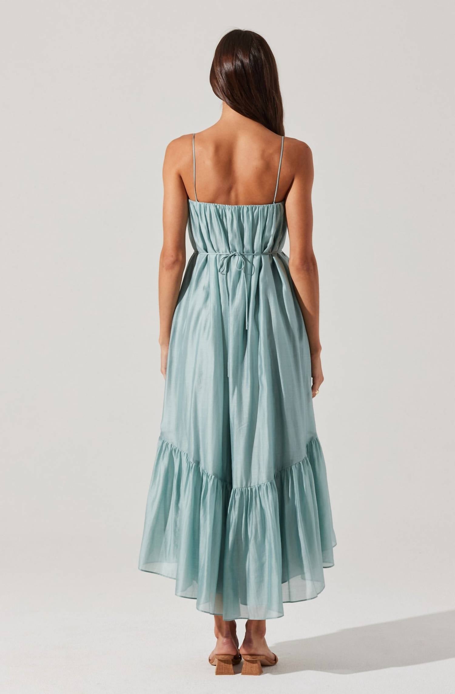 Astr - Elisha Tiered High-low Maxi Dress