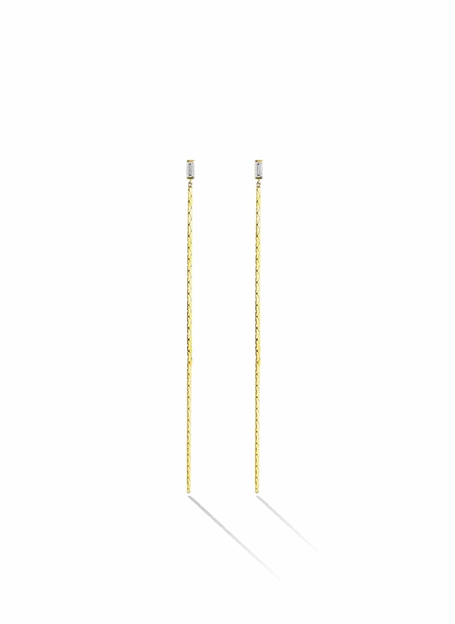 Cadar - Women's Light Drop Chain Earrings