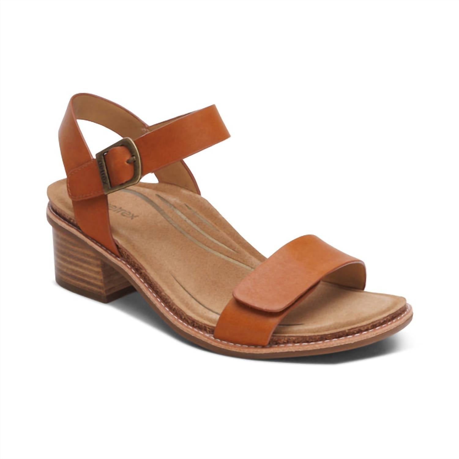 Aetrex - Women's Mae Adjustable Quarter Strap Heel