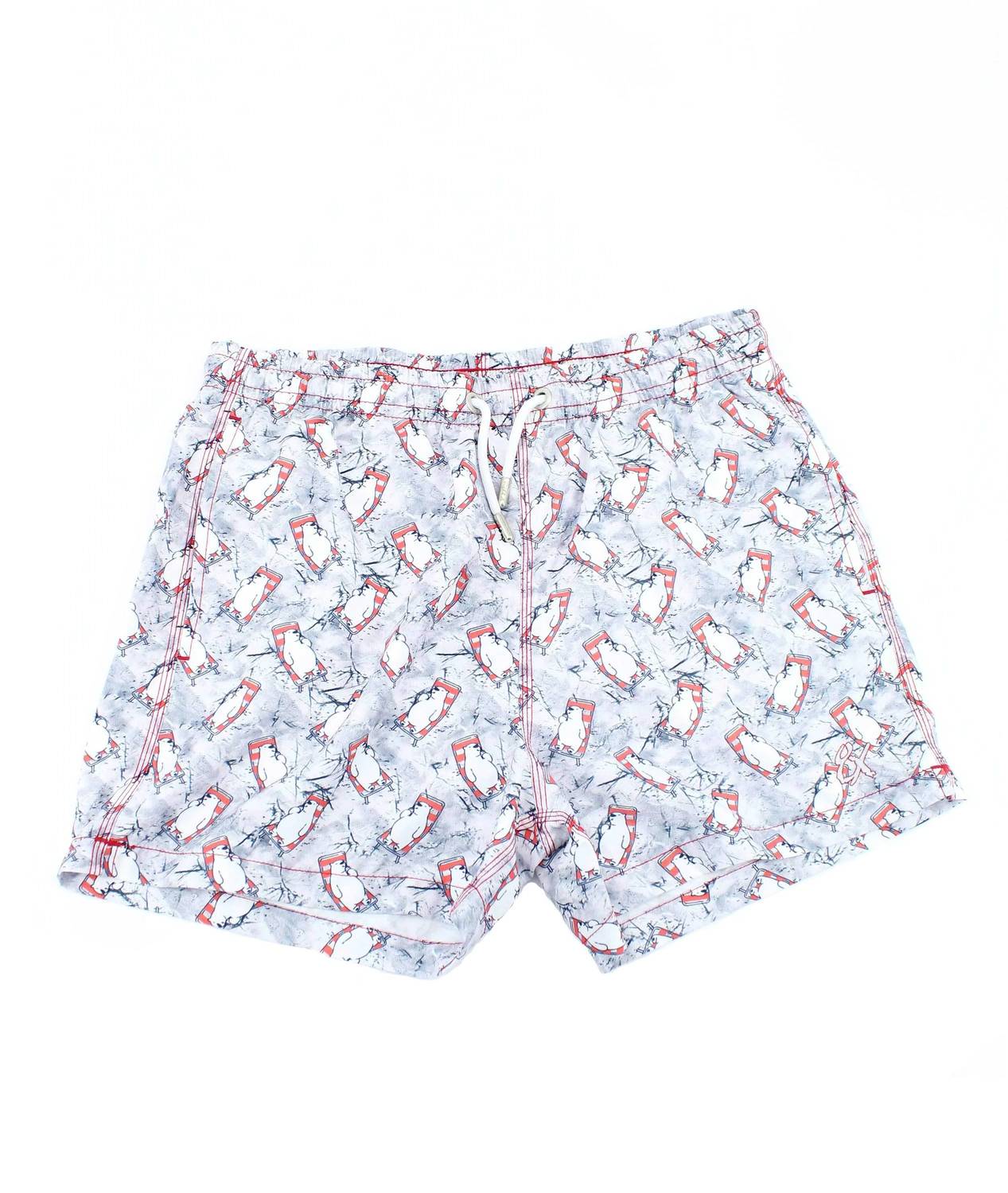 Eight X - Polar Bear Plunge Print Swim Trunks