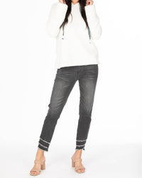 Apny - Liberty Ankle Frayed Hem Skinny Jeans