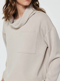 Current Air - Cowl Neck Pullover Sweatshirt