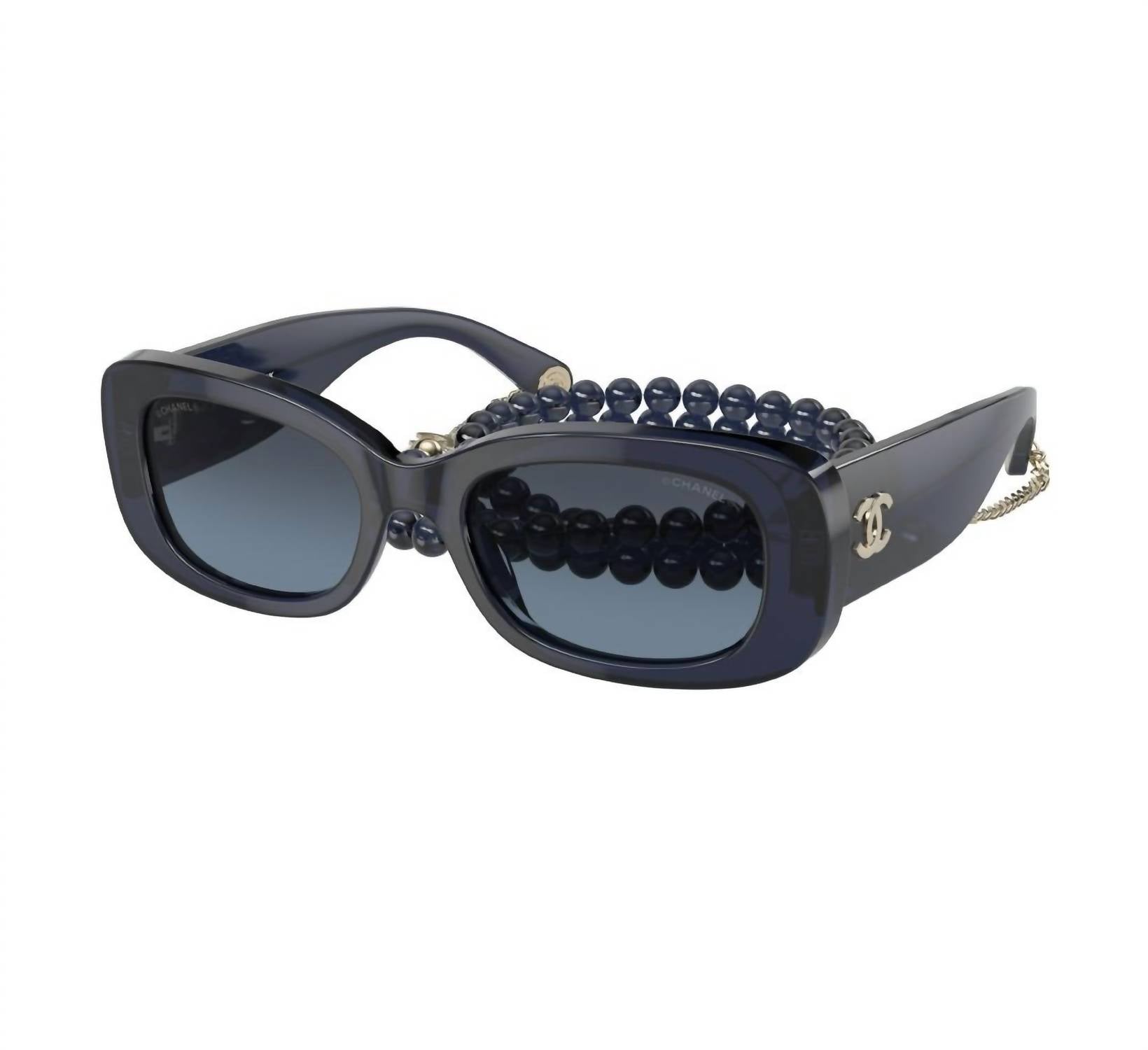 Chanel - Rectangle Chain Non Polarized Sunglasses 5488 - C503s2