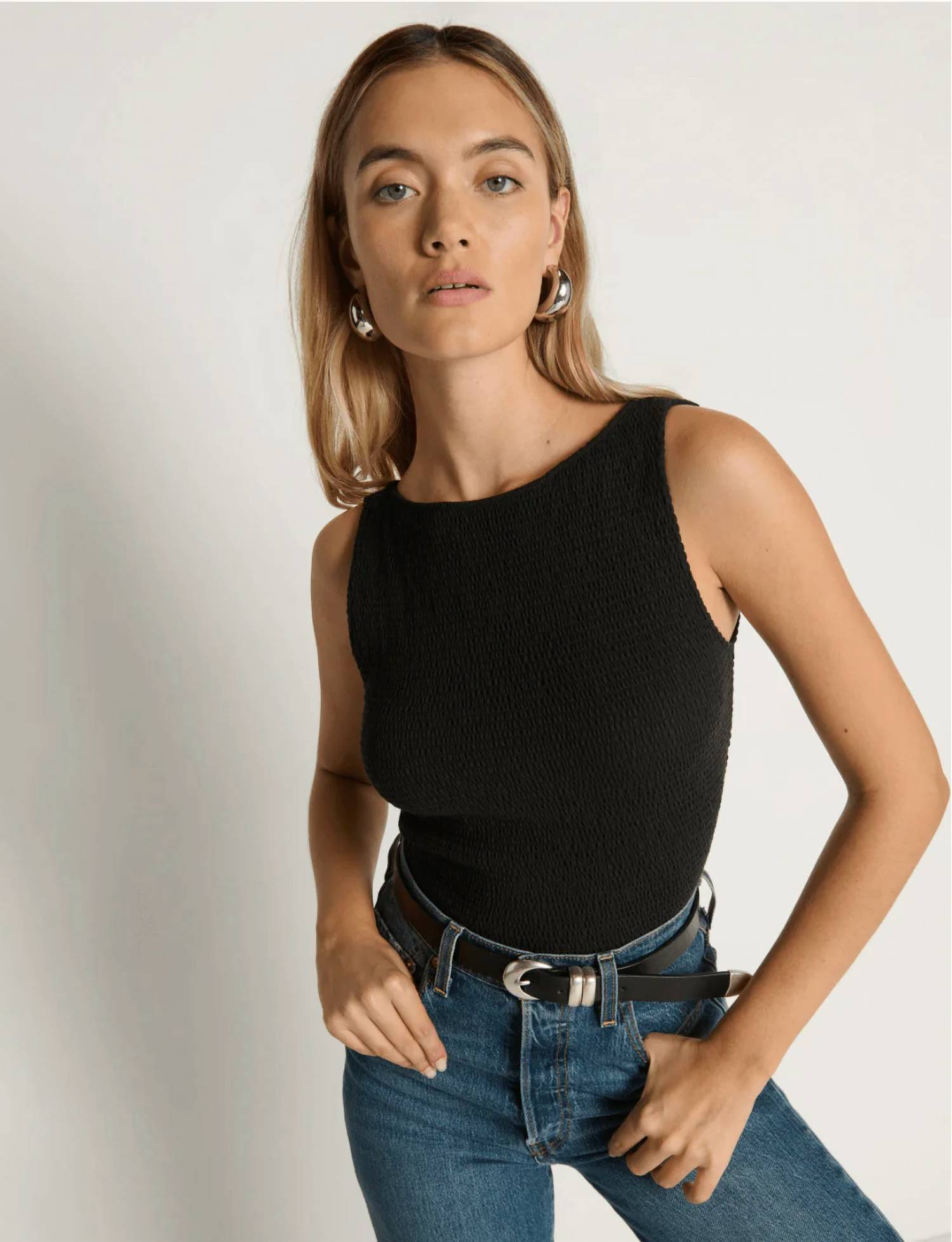 Nation Ltd - Kimmy Smocked Tank