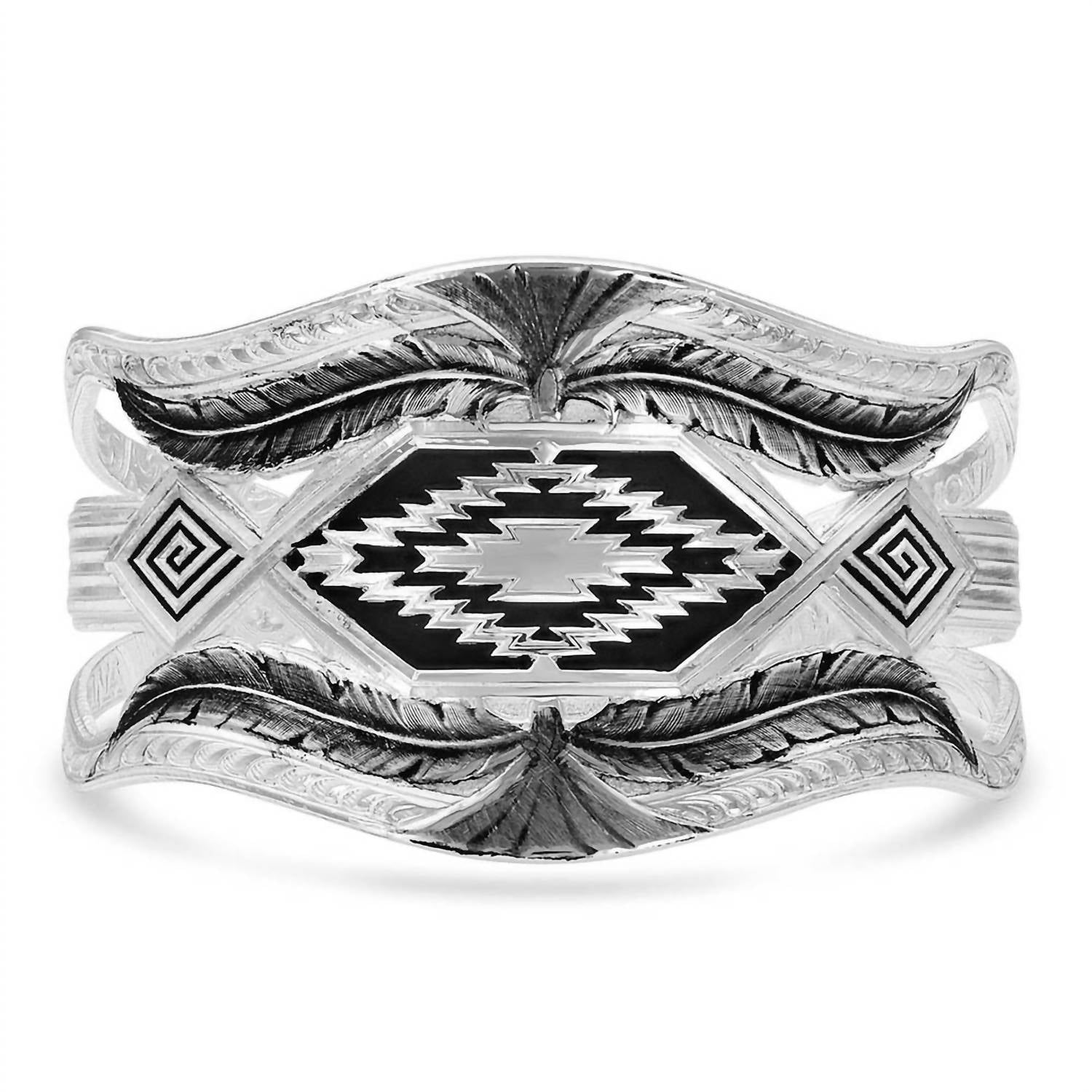 Montana Silversmiths - Women's Courage And Strength Feather Cut Off Bracelet