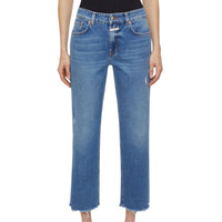 CLOSED Women's Milo Straight Jean in mid blue - women's pants