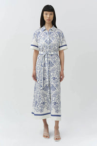 Jonathan Simkhai - AUDRIA BELTED LINEN DRESS